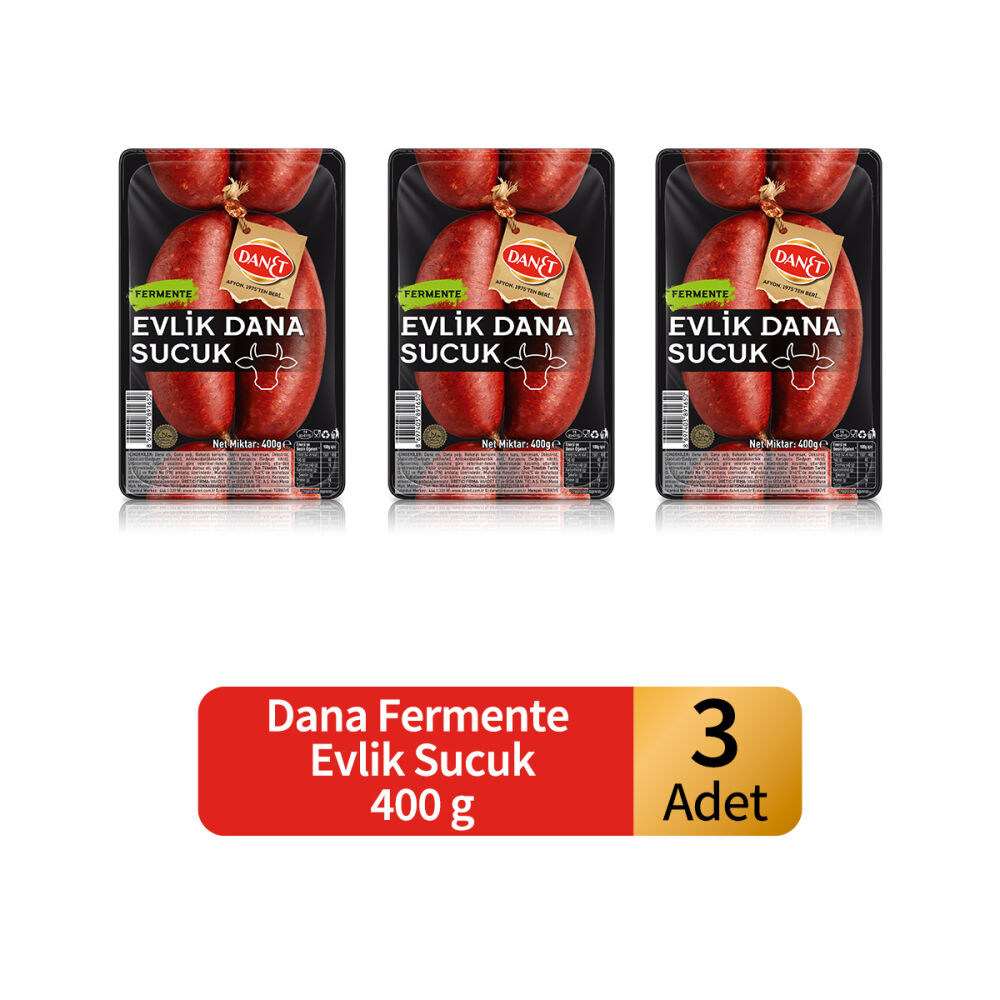 Dana Evlik Sucuk I Fermente I 400 g 3'lü