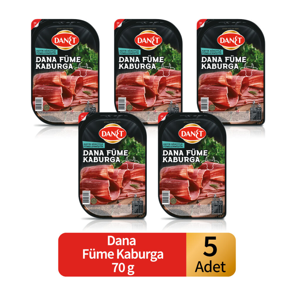 Dana Füme Kaburga I 70 g X 5 Adet