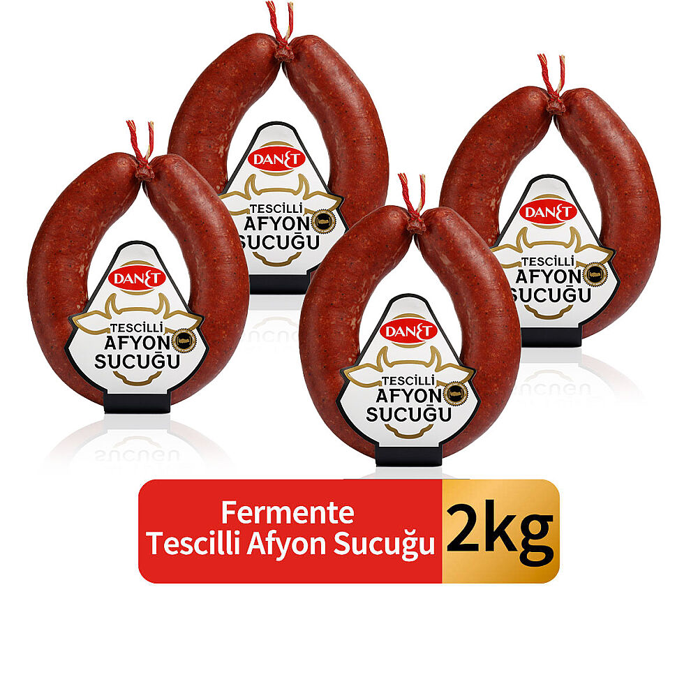 Tescilli Afyon Sucuğu Kangal Fermente 2 KG